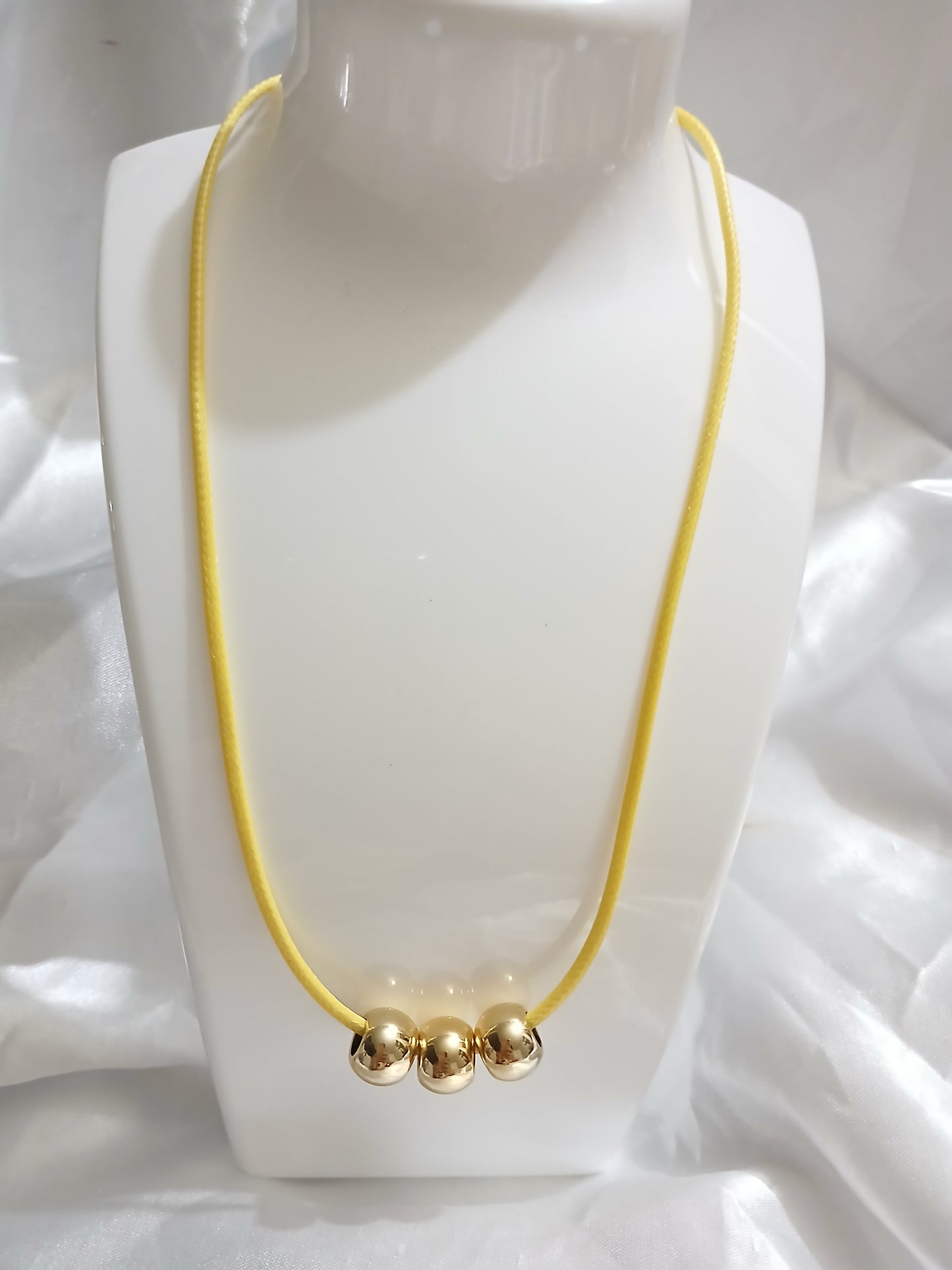 Gold Beads Nacklace