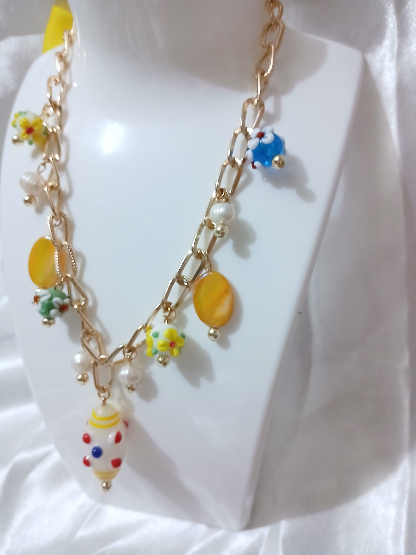 Flower nácar Necklace