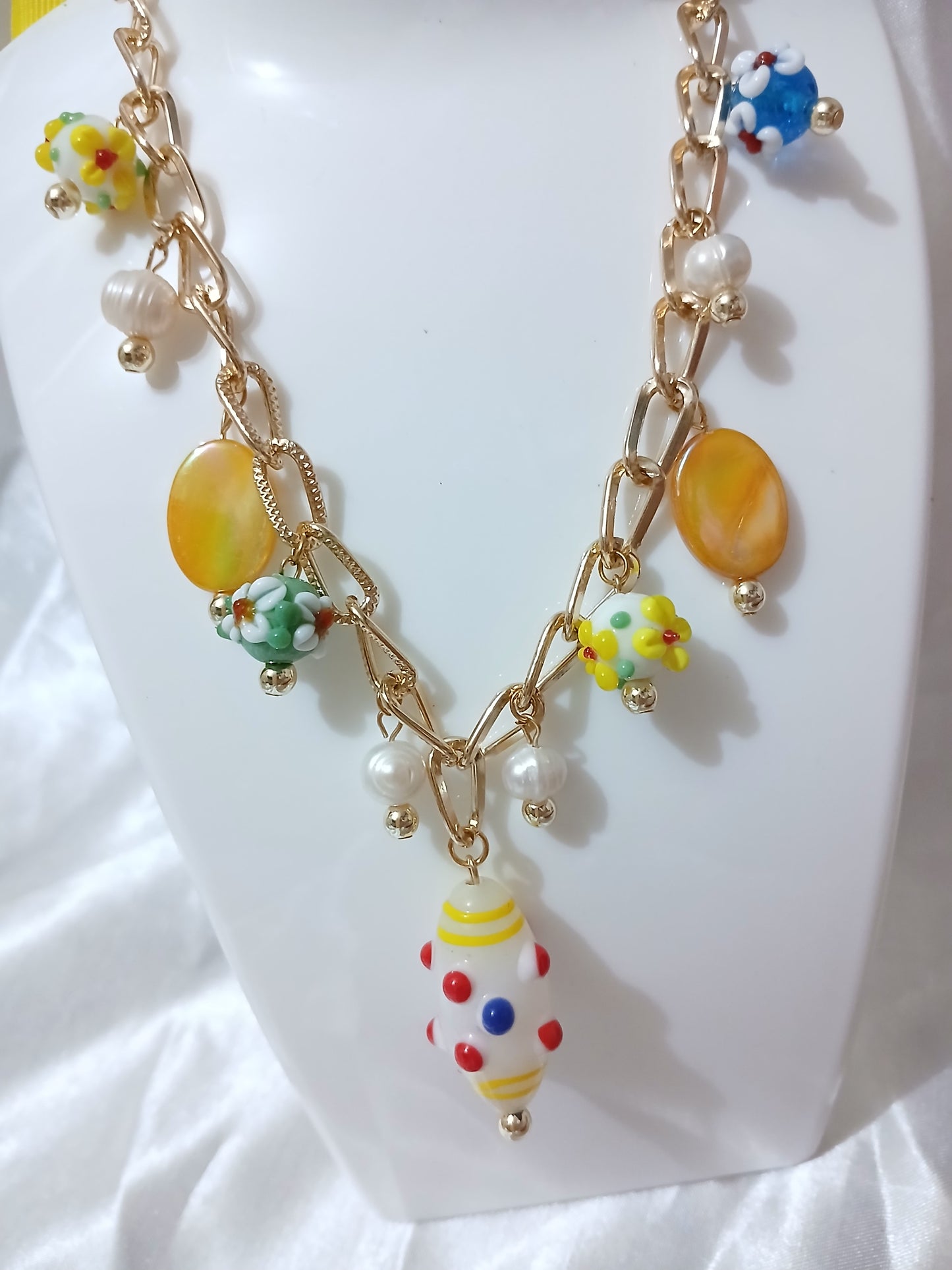 Flower nácar Necklace